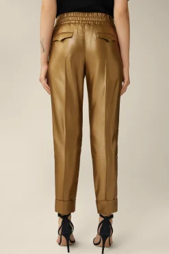 Viskosemix-Bundfalten-Hose Mit Lurex In*Windsor Outlet