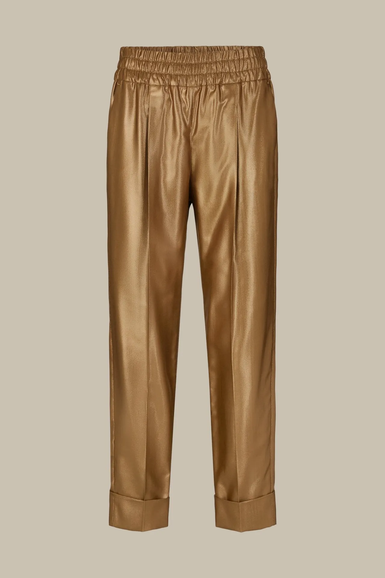 Viskosemix-Bundfalten-Hose Mit Lurex In*Windsor Outlet
