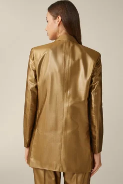 Viskosemix-Doppelreiher-Longblazer Mit Lurex In*Windsor Best