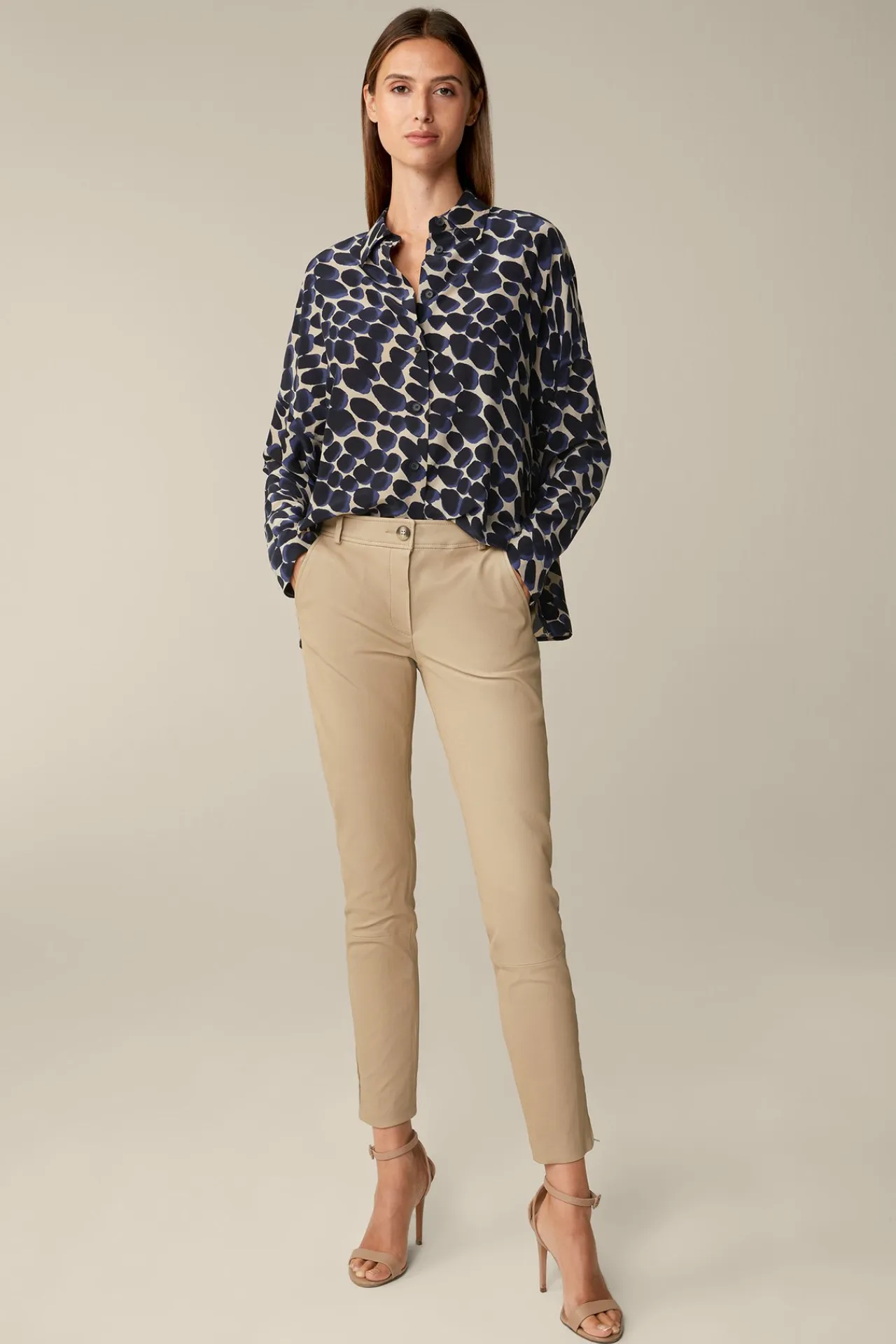 Viskose-Seidenmix-Hemdbluse In*Windsor Fashion