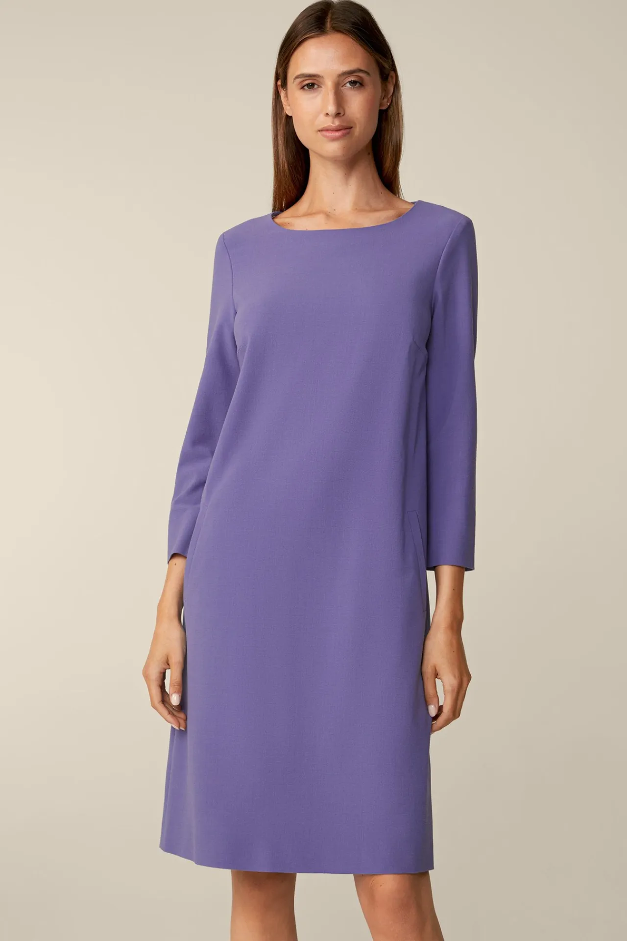 Wollcrepe-Kleid In*Windsor Online