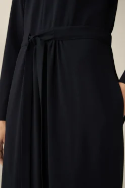 Wollcrepe-Kleid In Midi-Lange In*Windsor Best