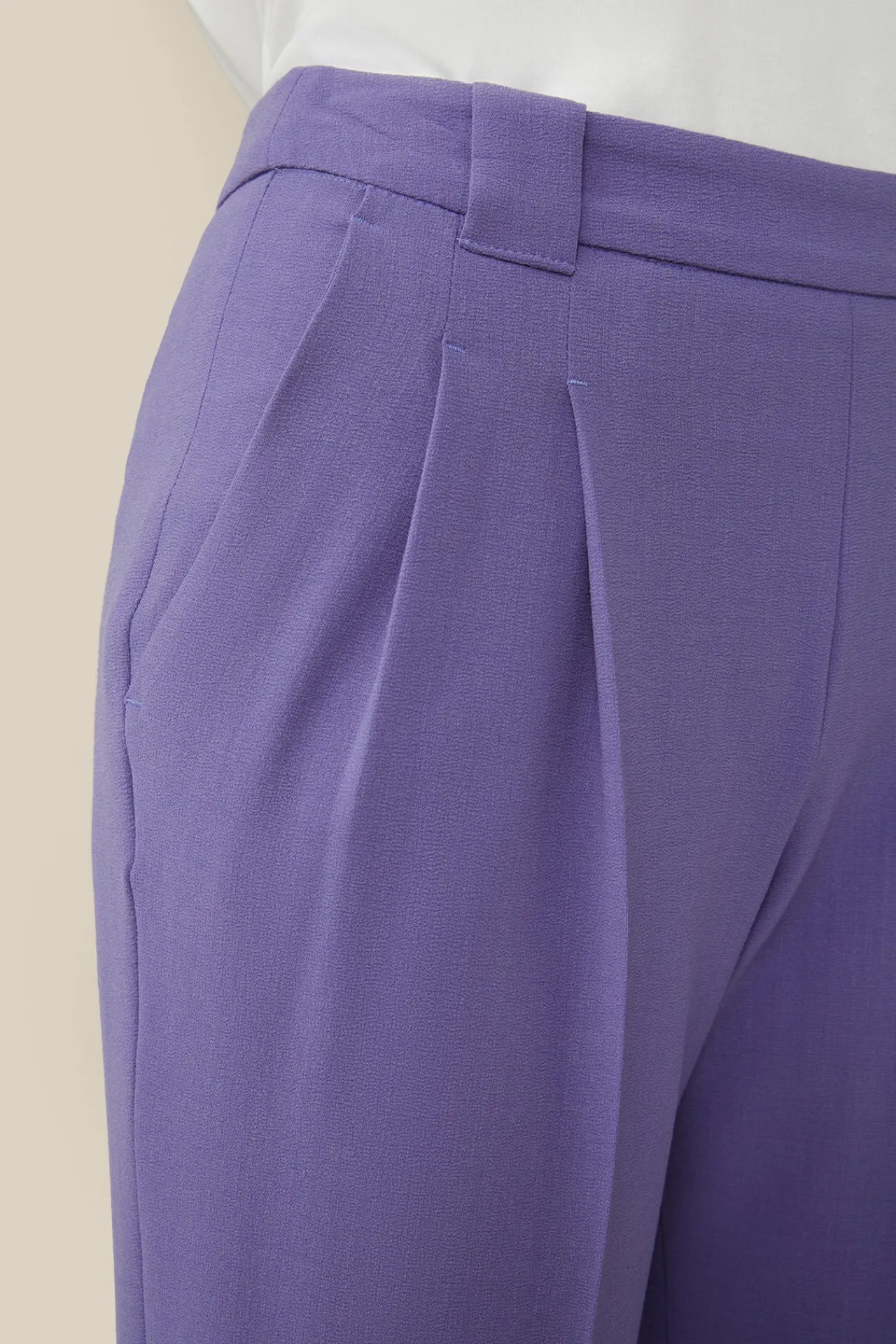 Wollcrepe-Marlene-Hose In*Windsor Sale