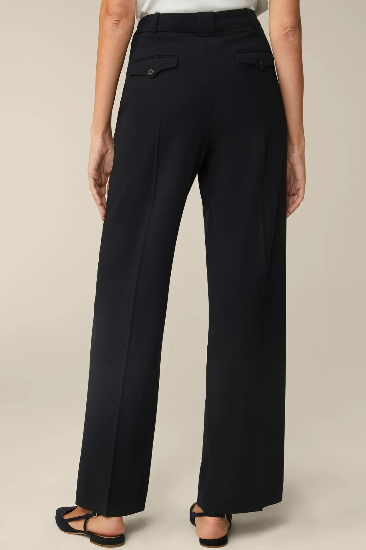 Wollcrepe-Marlene-Hose In*Windsor Discount
