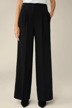 Wollcrepe-Palazzo-Hose In*Windsor Online