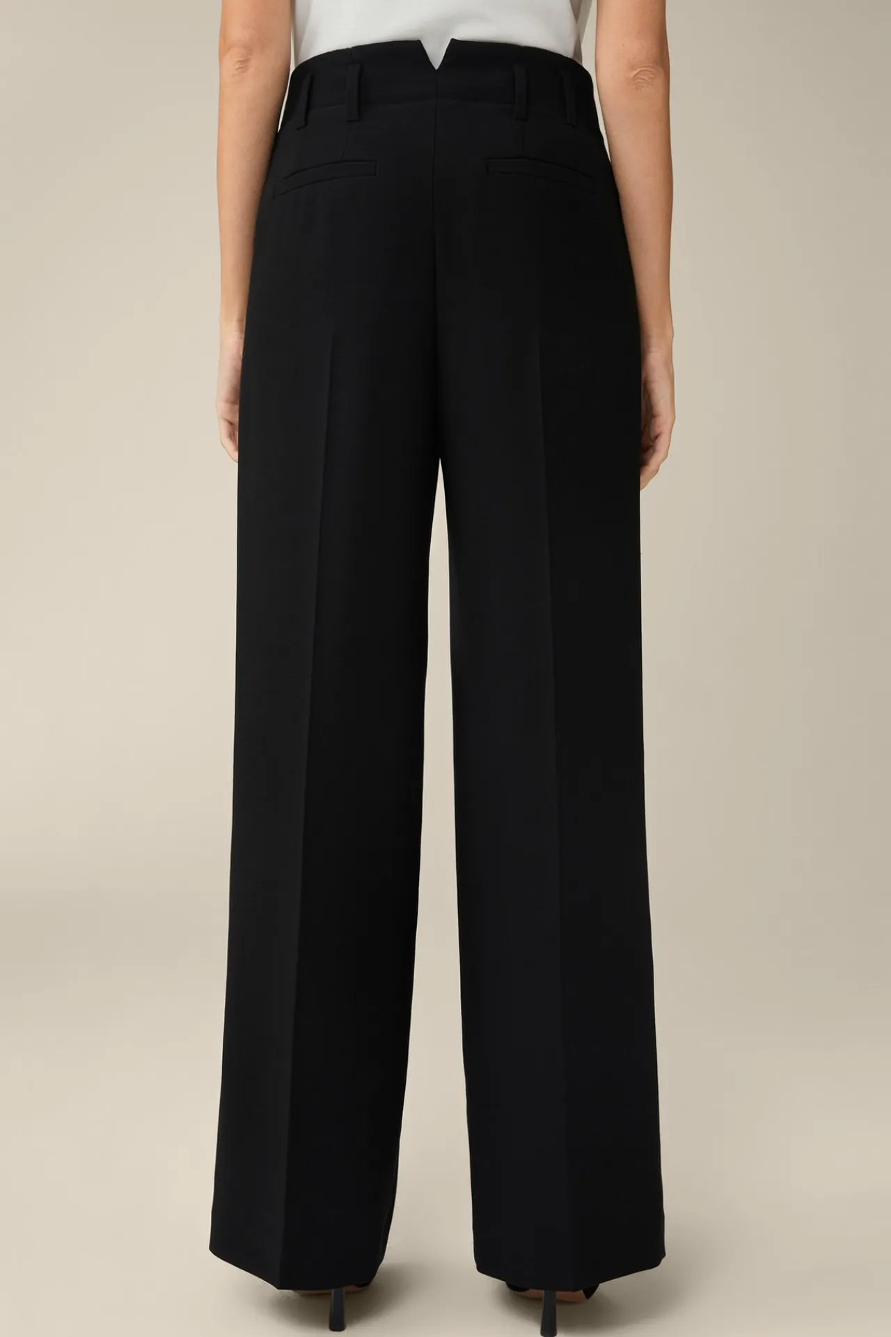 Wollcrepe-Palazzo-Hose In*Windsor Online