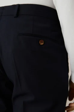 Woll-Flanell-Baukasten-Hose Santios Mit Stretch In*Windsor Fashion