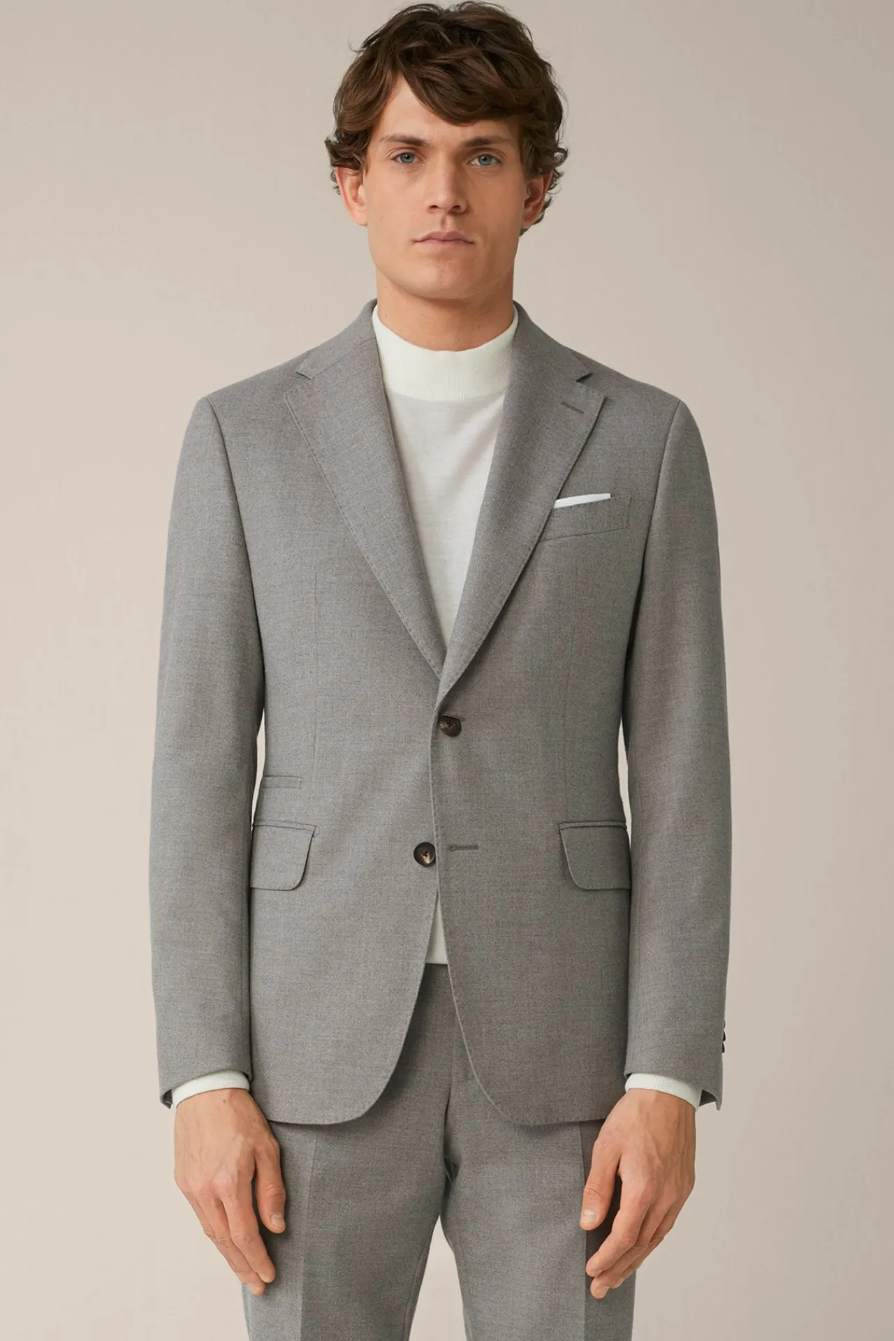 Woll-Flanell-Baukasten-Sakko Sono Mit Stretch In*Windsor New