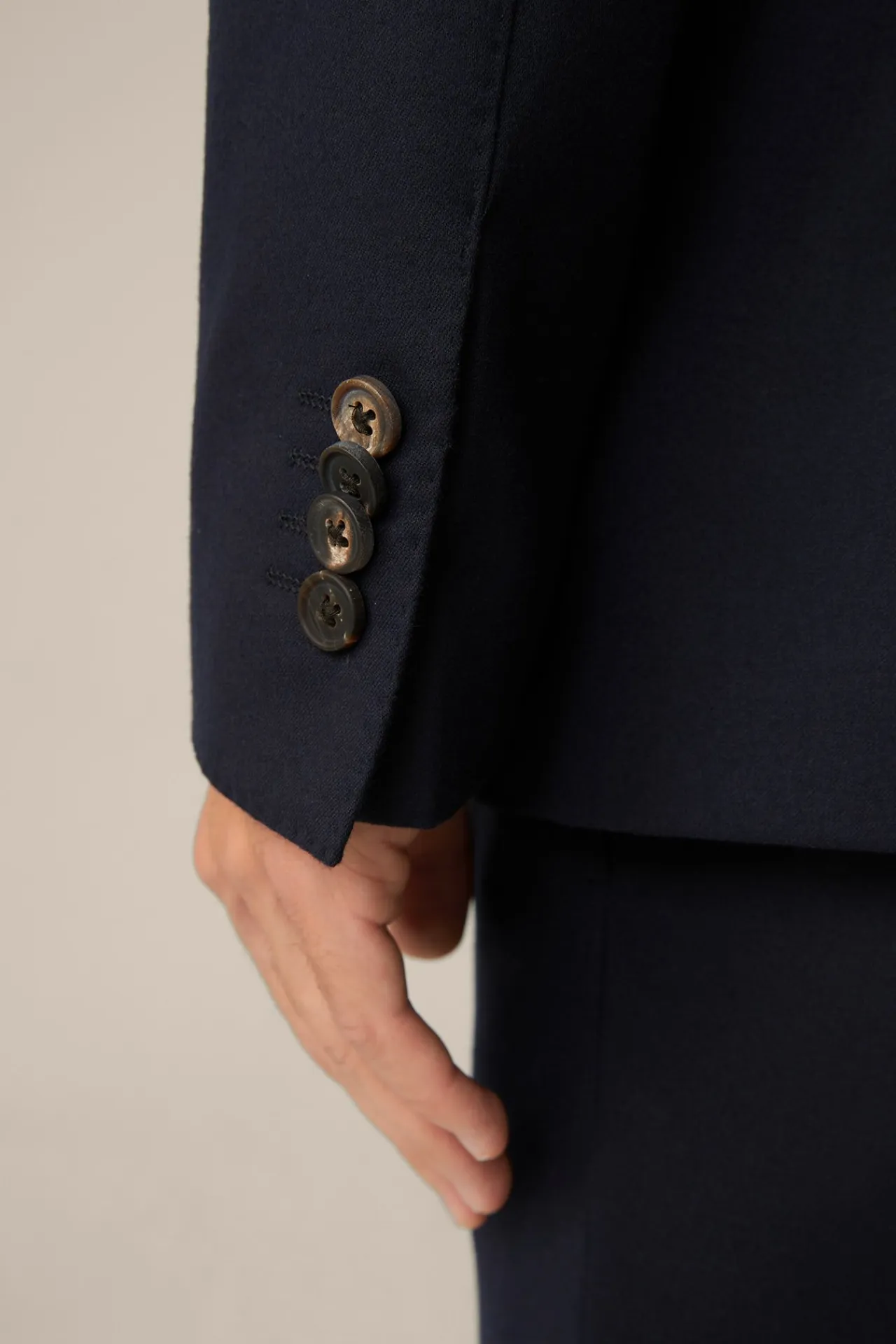 Woll-Flanell-Baukasten-Sakko Sono Mit Stretch In*Windsor Hot