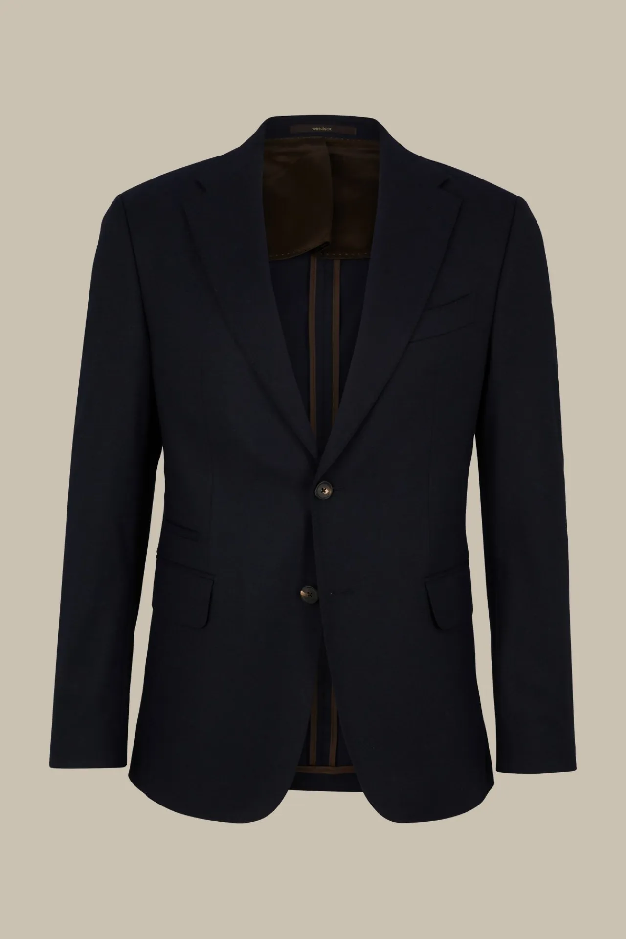 Woll-Flanell-Baukasten-Sakko Sono Mit Stretch In*Windsor Hot