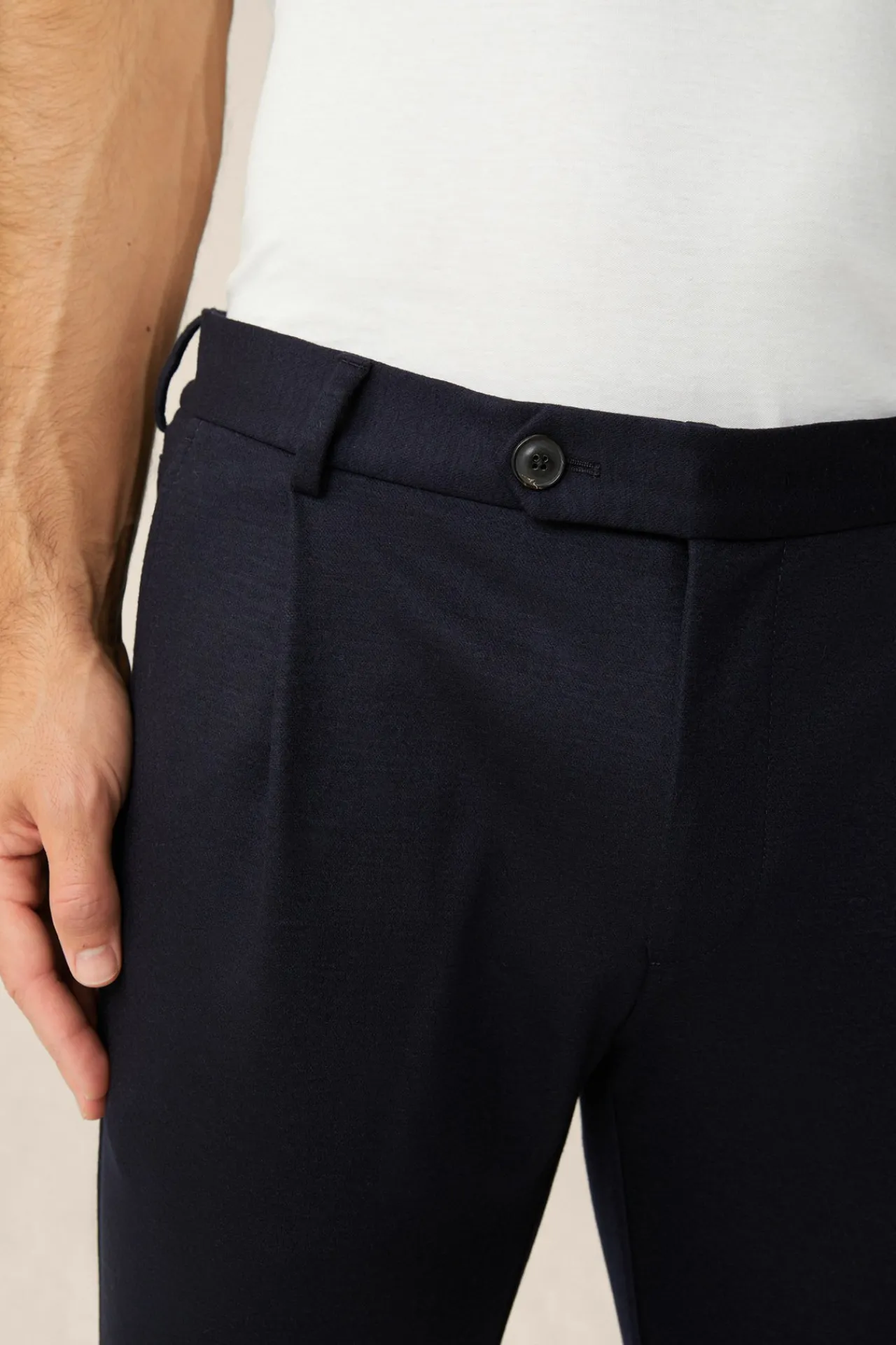 Wolljersey-Baukasten-Hose Floro Mit Bundfalte In*Windsor Outlet