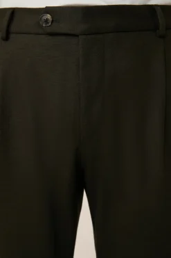 Wolljersey-Baukasten-Hose Floro Mit Bundfalte In Olive*Windsor Online