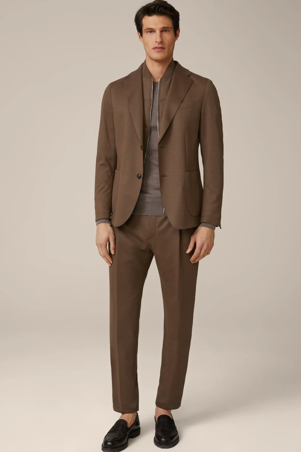 Wolljersey-Bundfaltenhose Floro In*Windsor Online