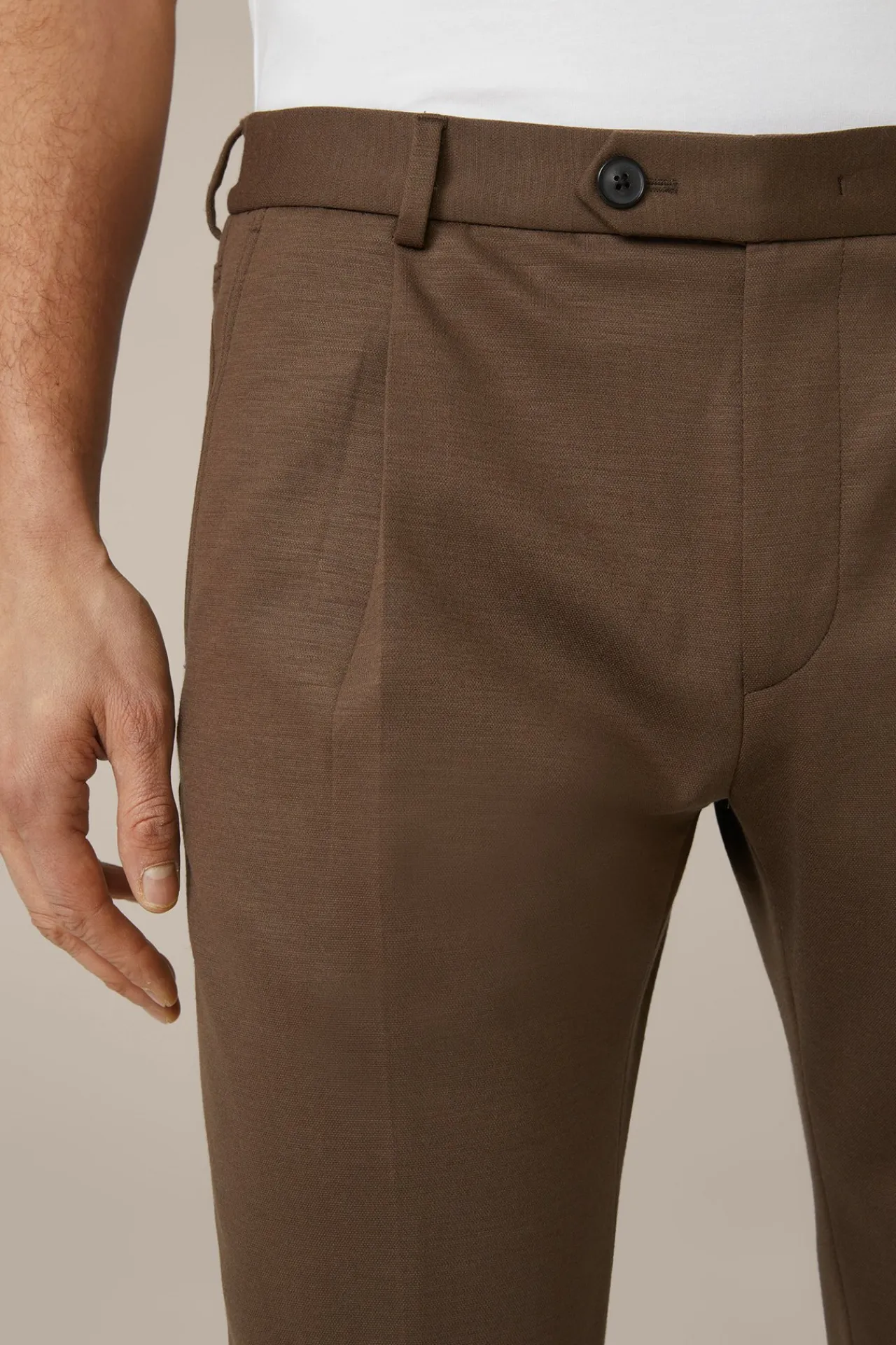 Wolljersey-Bundfaltenhose Floro In*Windsor Online