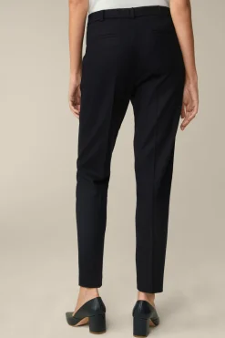 Wolljersey-Bundfalten-Hose In*Windsor Fashion