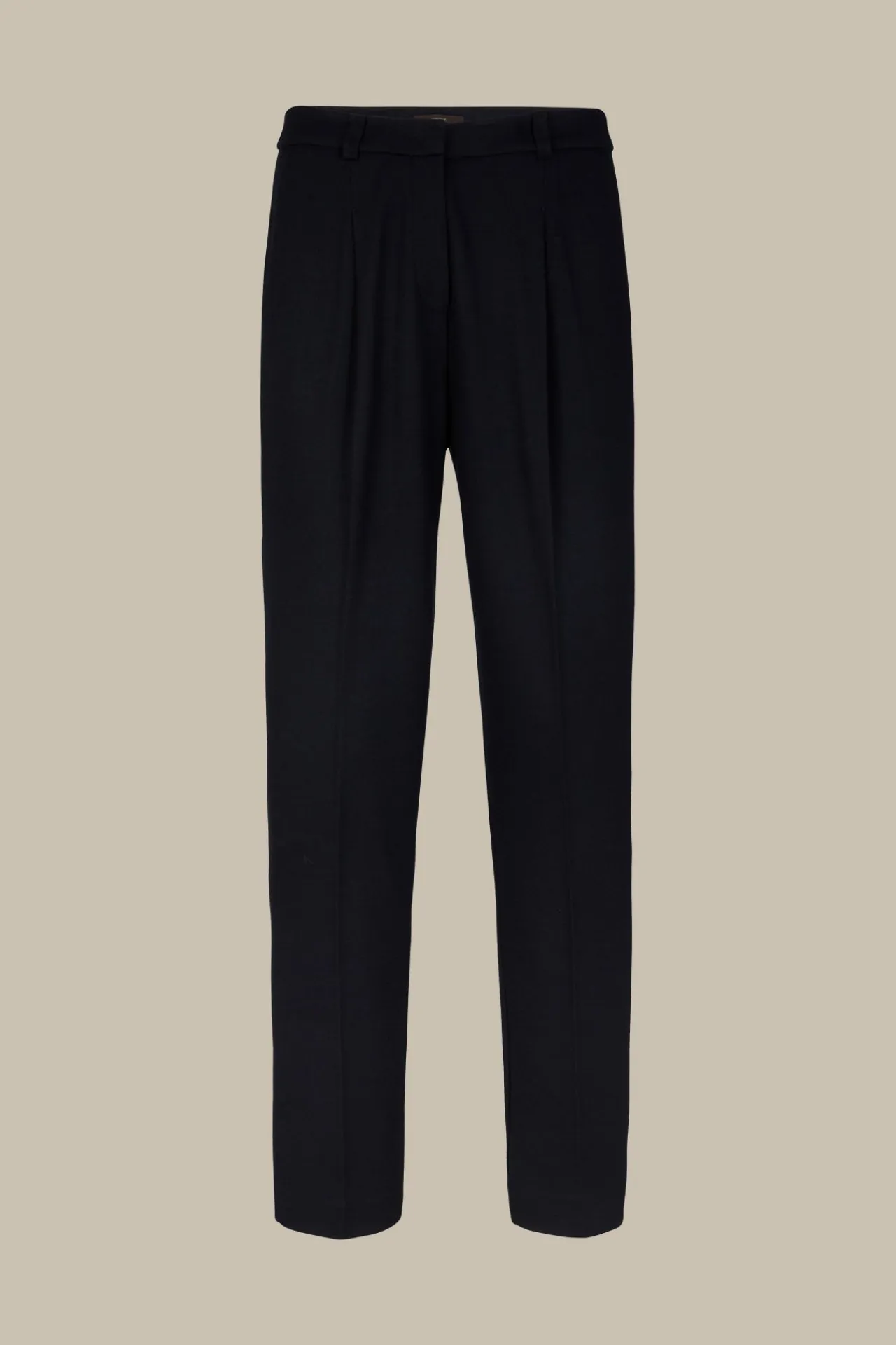 Wolljersey-Bundfalten-Hose In*Windsor Fashion