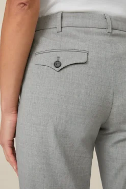 Wollmix-Anzug-Hose In Hell Melange*Windsor New