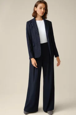 Wollmix-Blazer Mit Kreidestreifen In*Windsor Sale