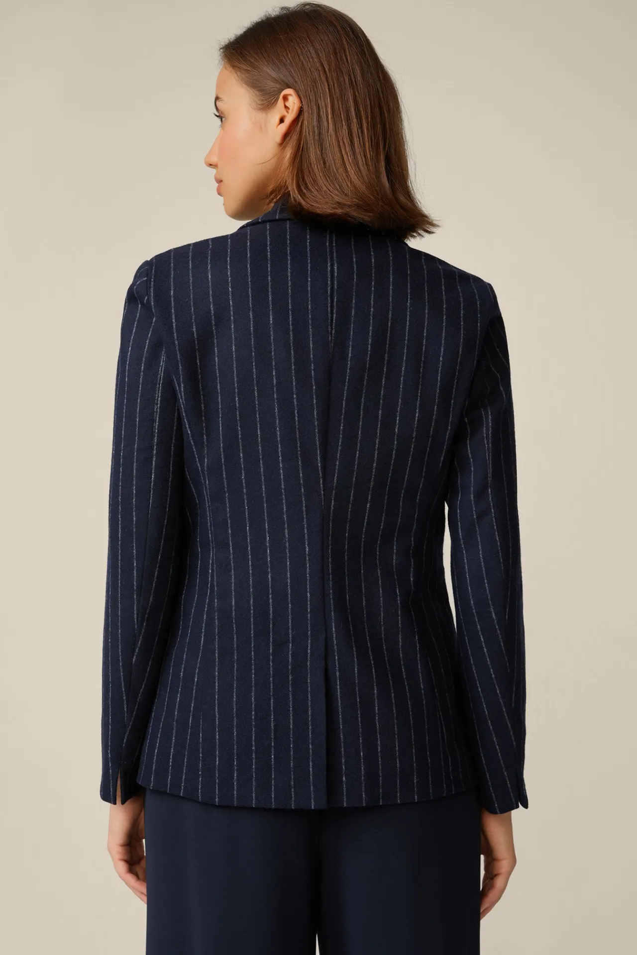 Wollmix-Blazer Mit Kreidestreifen In*Windsor Sale