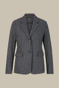 Wollmix-Blazer Mit Kreidestreifen In*Windsor Online
