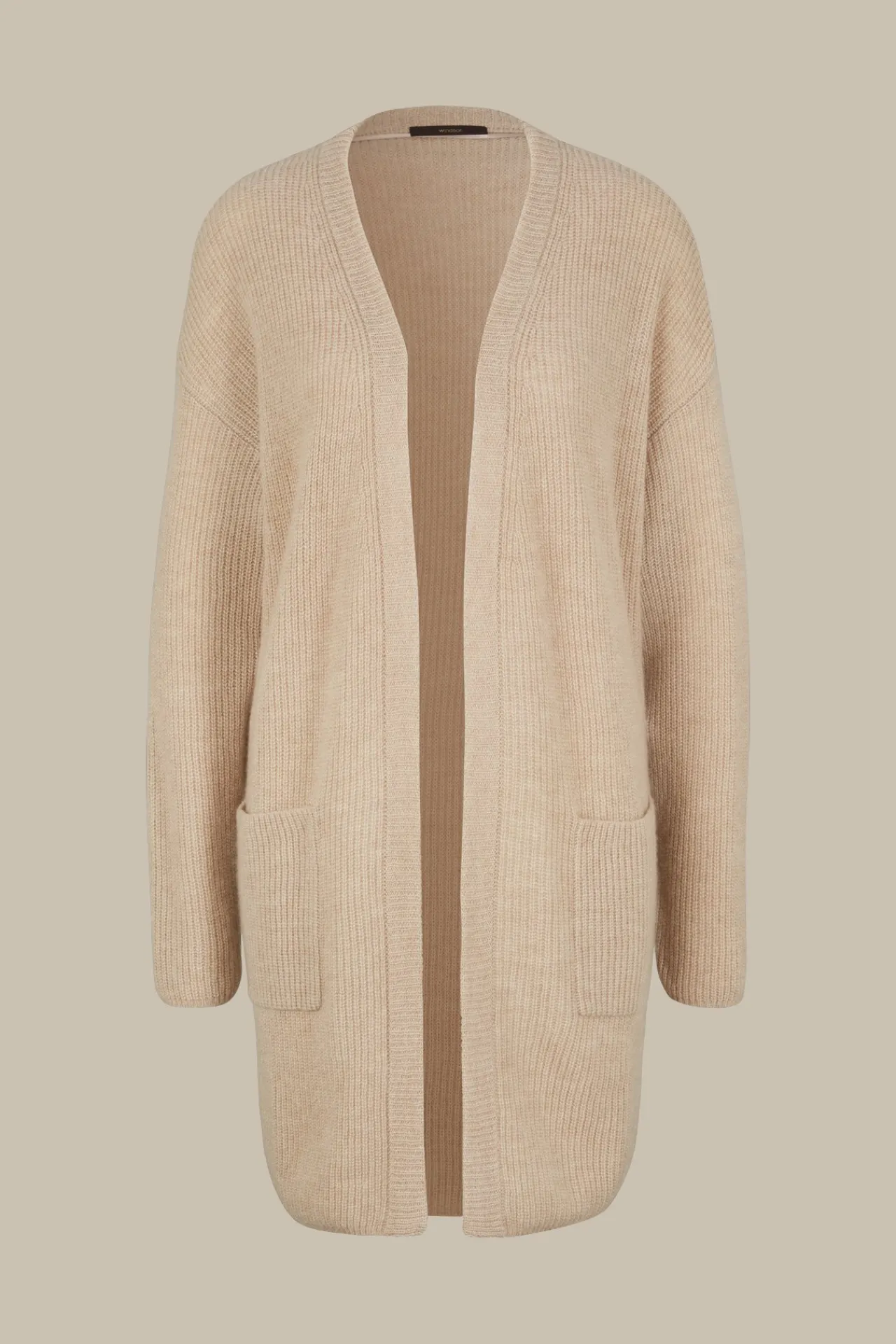 Wollmix-Cardigan Mit Seide Und Cashmere In*Windsor Fashion