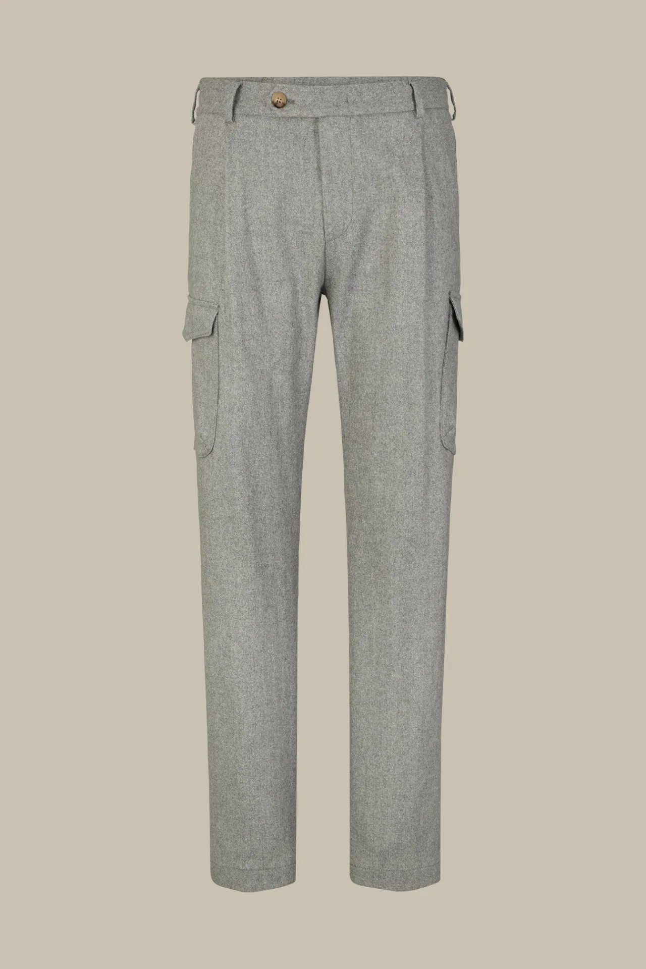 Wollmix-Cargo-Hose Famo Mit Cashmere Und Bundfalte In*Windsor Clearance