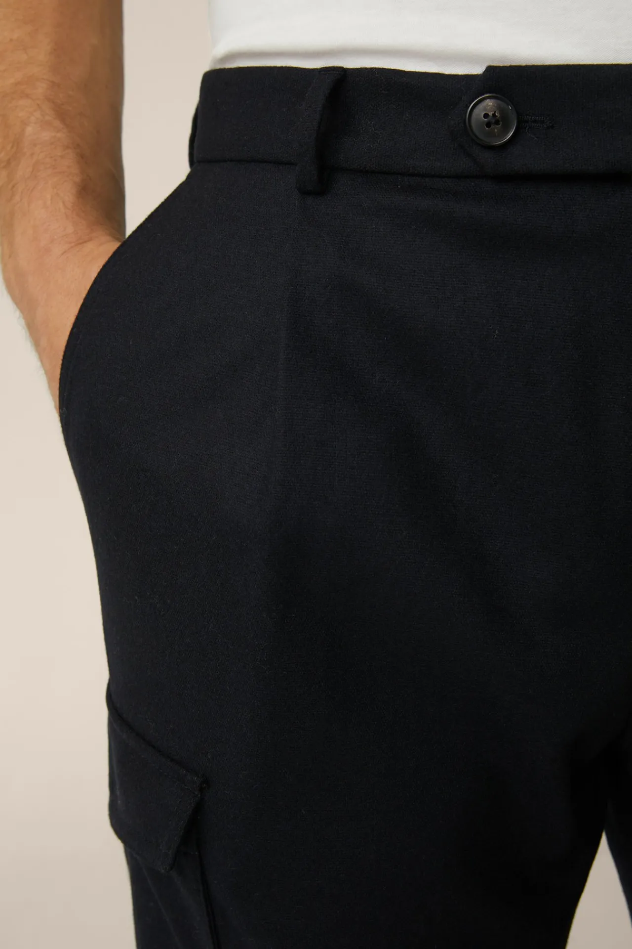 Wollmix-Cargo-Hose Famo Mit Cashmere Und Bundfalte In*Windsor Outlet