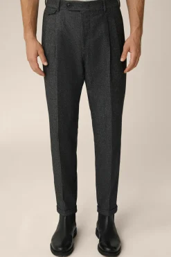 Wollmix-Cashmere-Hose Serpo Mit Bundfalte In*Windsor New