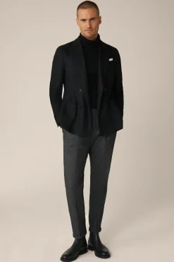 Wollmix-Cashmere-Hose Serpo Mit Bundfalte In*Windsor New