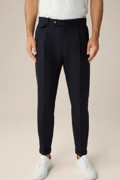 Wollmix-Hose Sapo Mit Bundfalte Und Umschlag In*Windsor Fashion