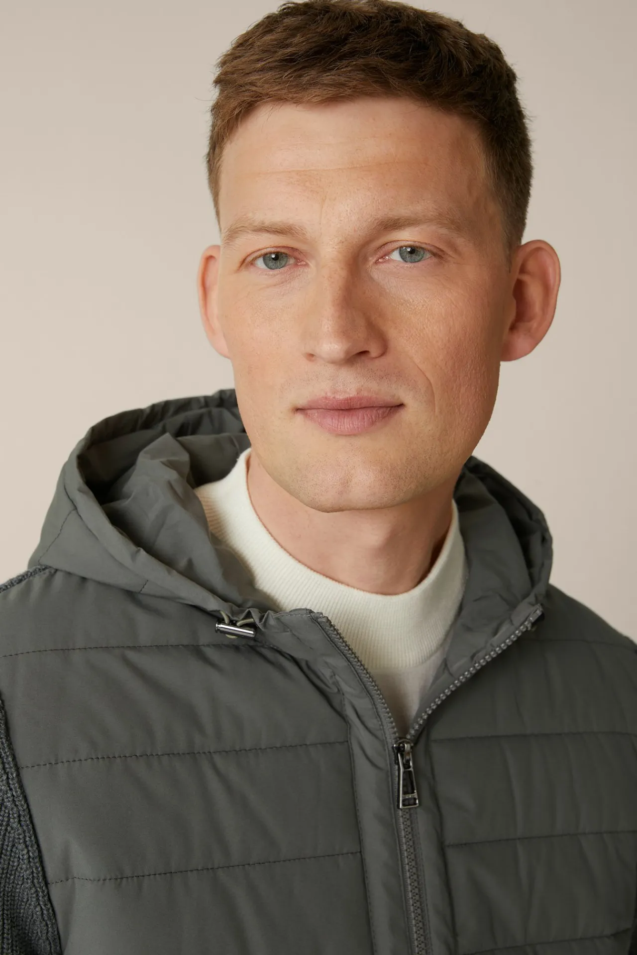 Wollmix-Kapuzenjacke Nelio Mit Steppung In*Windsor New