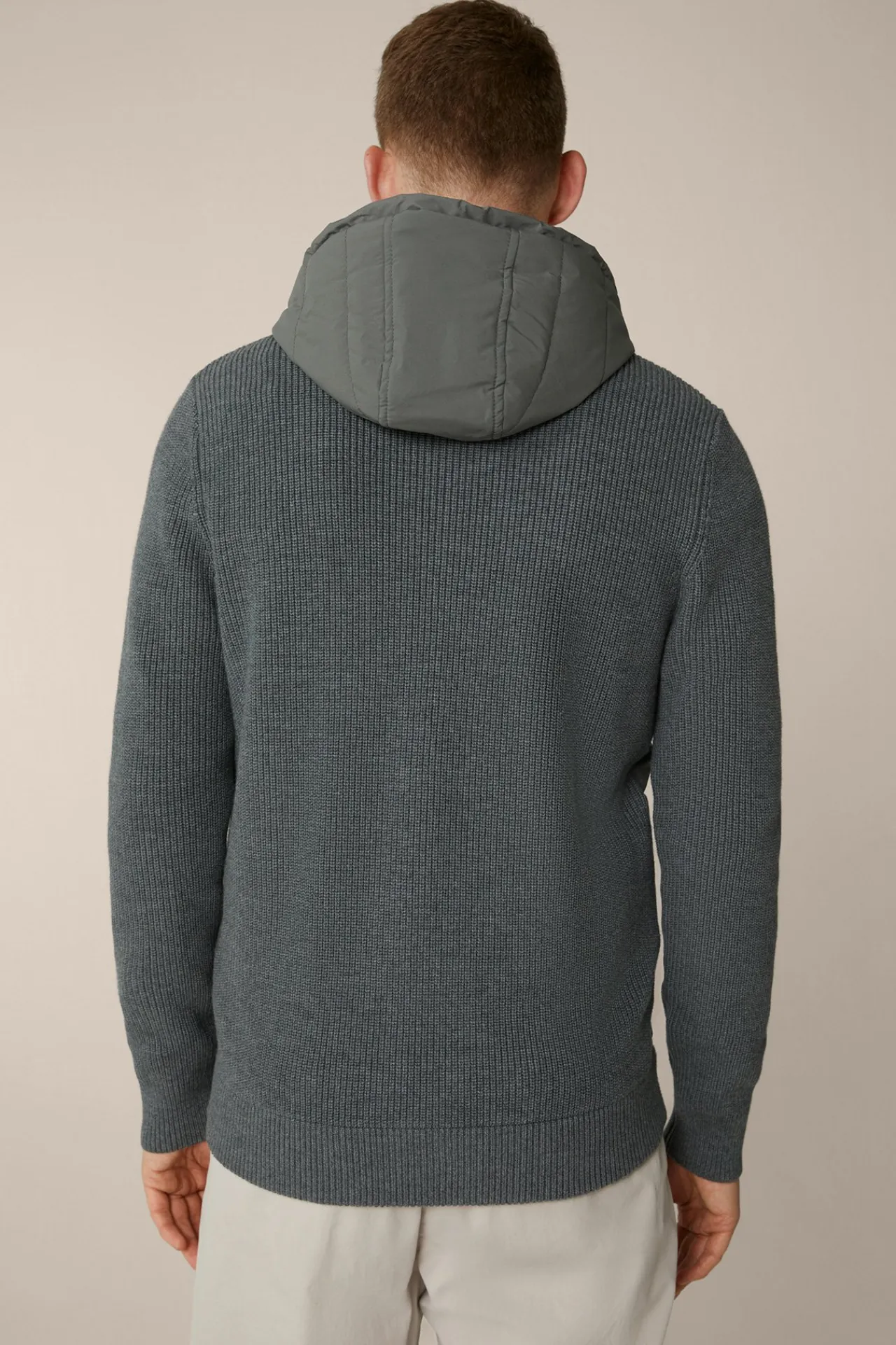 Wollmix-Kapuzenjacke Nelio Mit Steppung In*Windsor New