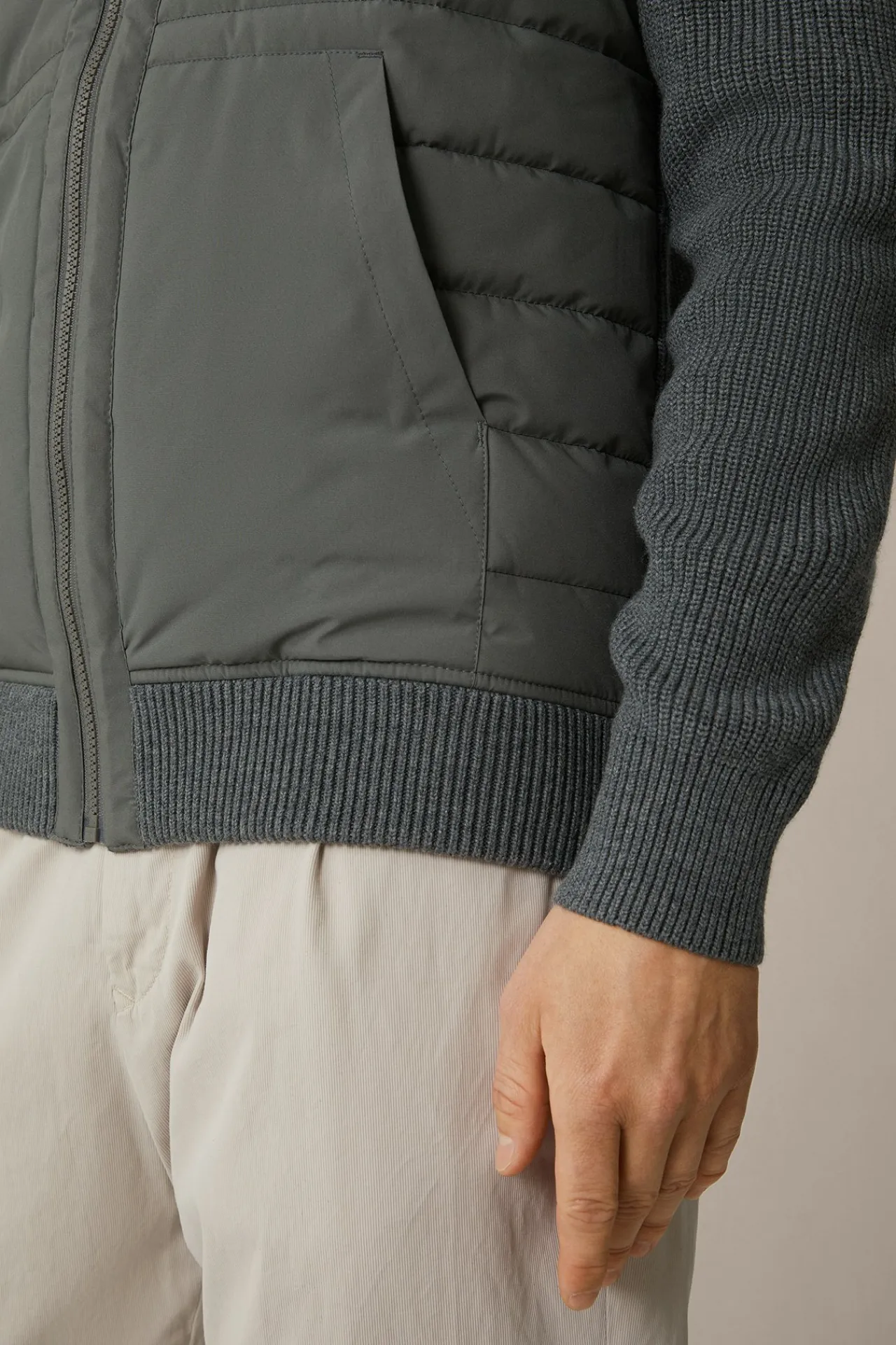 Wollmix-Kapuzenjacke Nelio Mit Steppung In*Windsor New