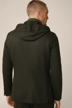 Wollmix-Sakko Gilo Mit Kapuzen-Inlay In Oliv*Windsor Best