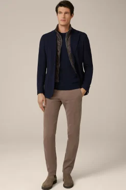 Wollmix-Sakko Triest In Navy Strukturiert*Windsor Sale