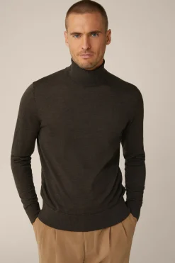 Woll-Rollkragen-Pullover Nando Mit Seide Und Cashmere In*Windsor Online