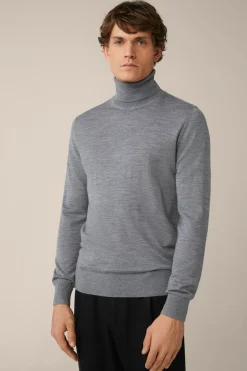 Woll-Rollkragen-Pullover Nando Mit Seide Und Cashmere In*Windsor Fashion