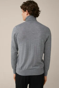 Woll-Rollkragen-Pullover Nando Mit Seide Und Cashmere In*Windsor Fashion