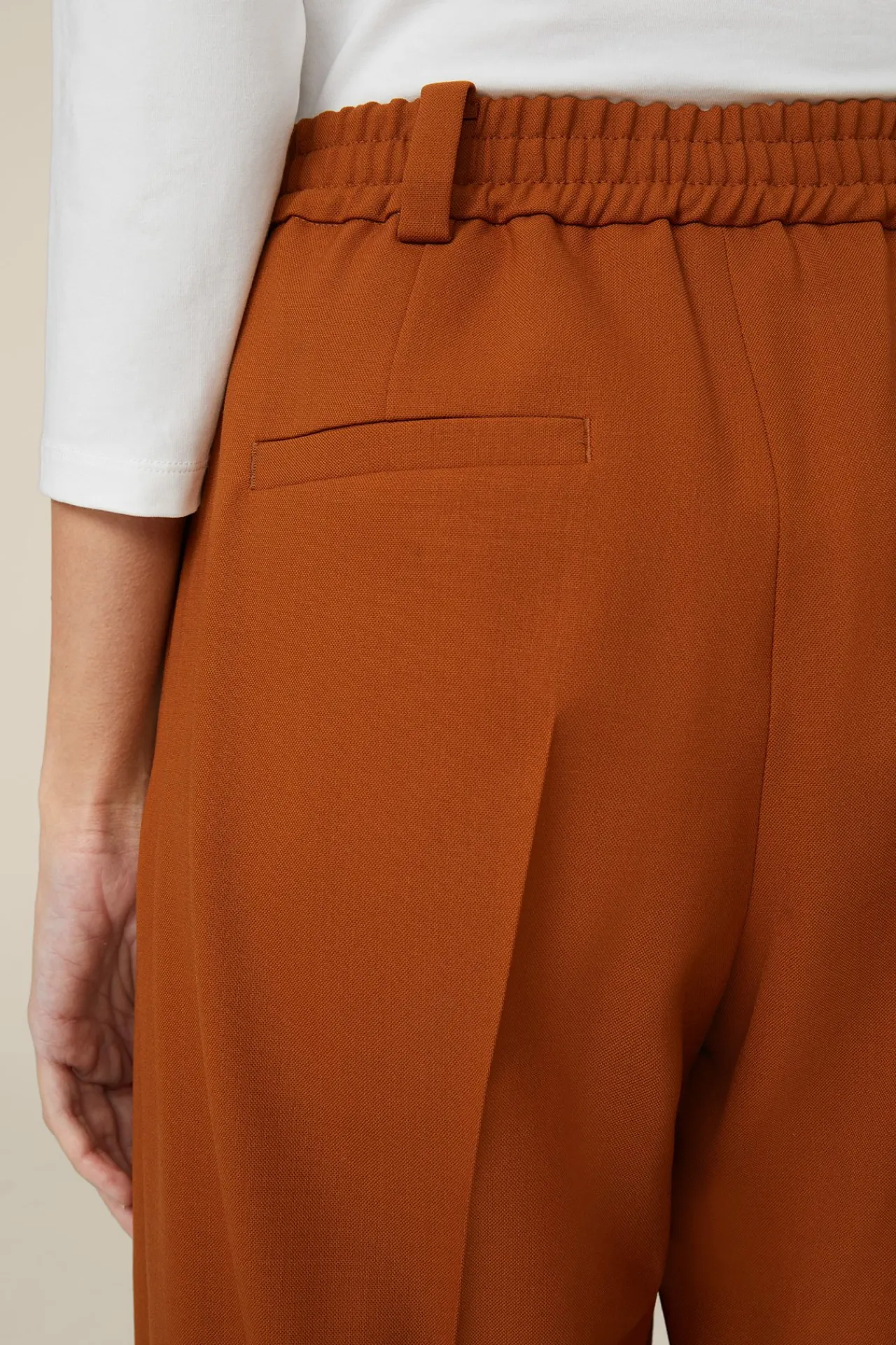 Wollstretch-Hose Im Jogger-Stil In*Windsor Clearance