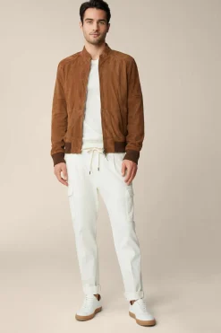 Ziegenvelours-Leder-Blouson Borello In*Windsor Best
