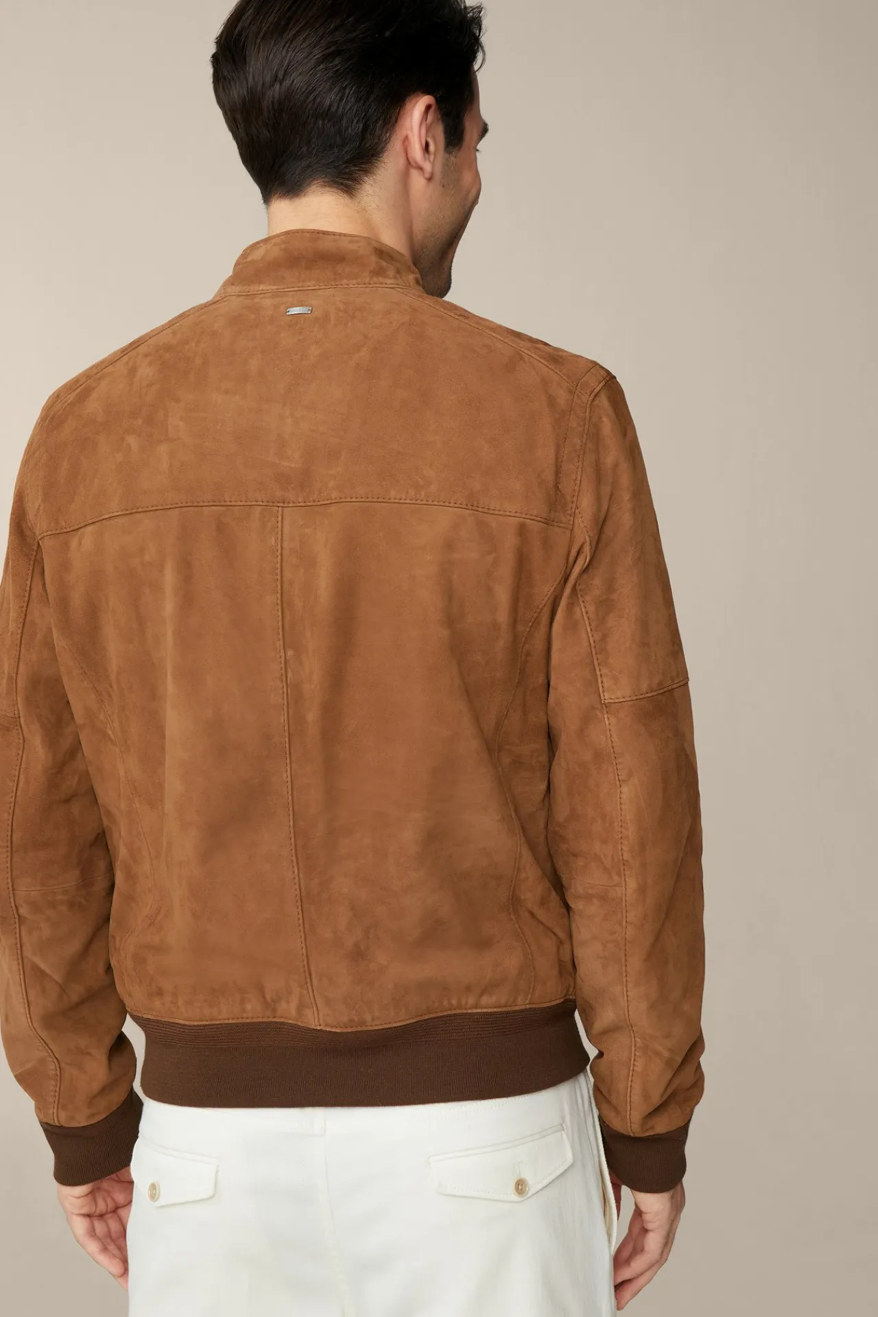 Ziegenvelours-Leder-Blouson Borello In*Windsor Best