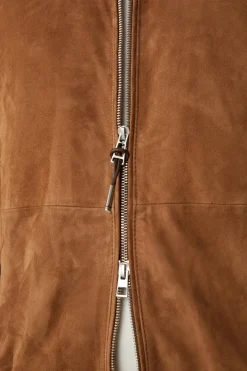 Ziegenvelours-Leder-Blouson Borello In*Windsor Best