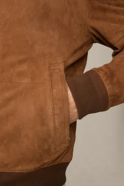 Ziegenvelours-Leder-Blouson Borello In*Windsor Best