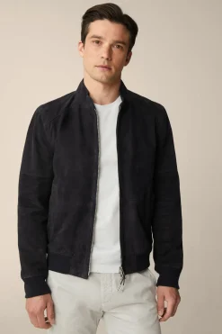 Ziegenvelours-Leder-Blouson Borello In*Windsor Clearance