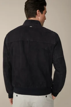 Ziegenvelours-Leder-Blouson Borello In*Windsor Clearance