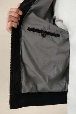 Ziegenvelours-Leder-Blouson Borello In*Windsor Clearance