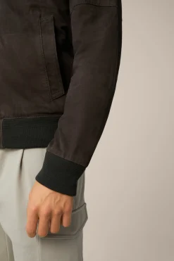 Ziegenvelours-Leder-Blouson Borello In*Windsor New