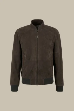 Ziegenvelours-Leder-Blouson Borello In*Windsor New