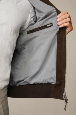 Ziegenvelours-Leder-Blouson Borello In*Windsor Best