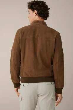 Ziegenvelours-Leder-Blouson Borello In*Windsor Sale